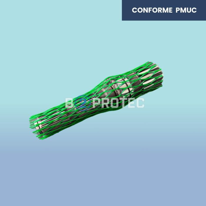 Gaines filets 25/50 mm vertes