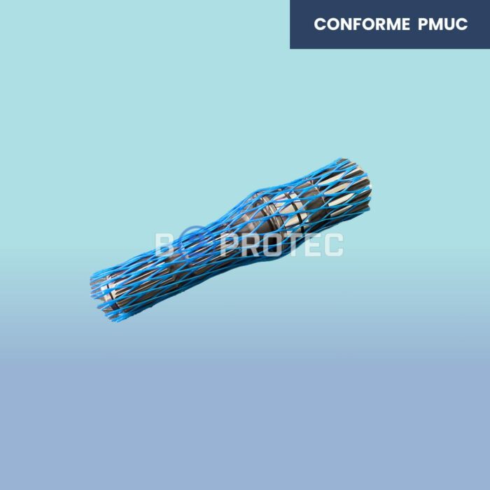 Gaines filets 15/25 mm bleues