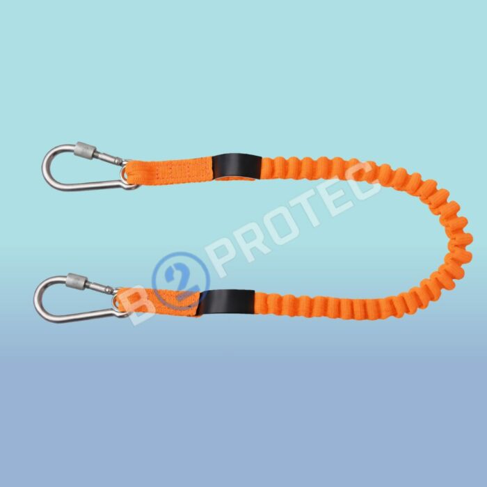 Longe élastique pour connexion d'outils, lanière de sécurité